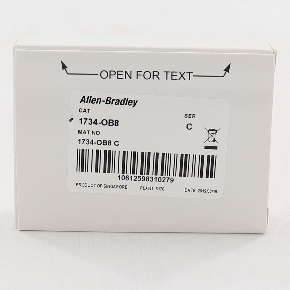 Allen-Bradley 1734-OB8 POINT I/O 8Point Digital Output Module AB 1734-OB8 Sealed DHL / UPS / FedEx