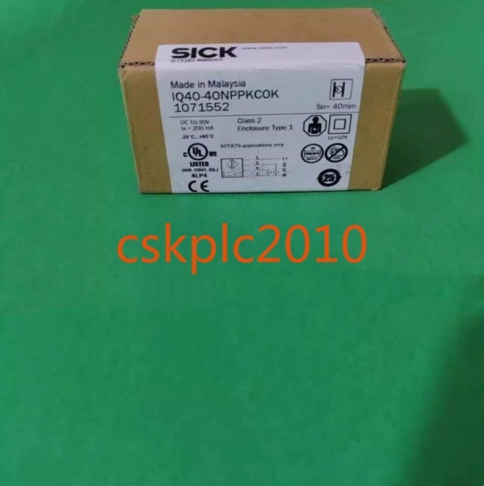 1PCS New original Sick inductor proximity switch 1071552 IQ40-40NPPKC0K in stock