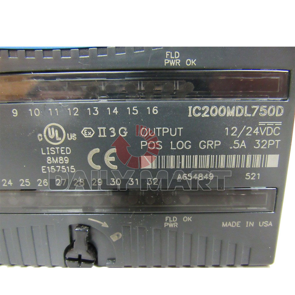 Used GE FANUC IC200MDL750D