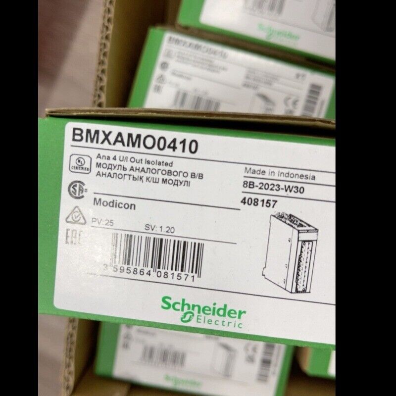 1PC New Schneider BMXAMO0410 Isolated Analog Output Module Expedited Shipping DHL / UPS / FedEx