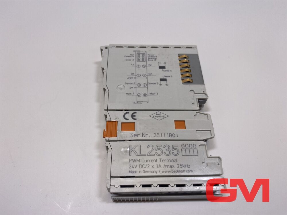 Beckhoff 2-Kanal-PWM-Ausgang KL2535 Pwm Current Terminal Module Busklemme