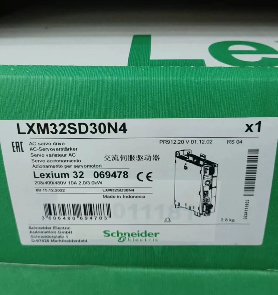 LXM32SD30N4 100% brand new original servo drive, free shipping LXM32SD30N4 UPS / DHL / Fedex