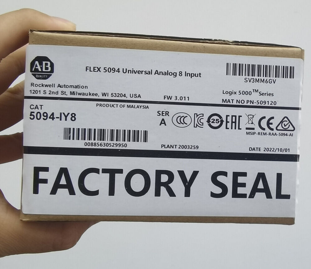 New Factory Sealed Allen Bradley 5094-IY8 Analog 8 Input Controller 5094IY8 US Fedex or DHL