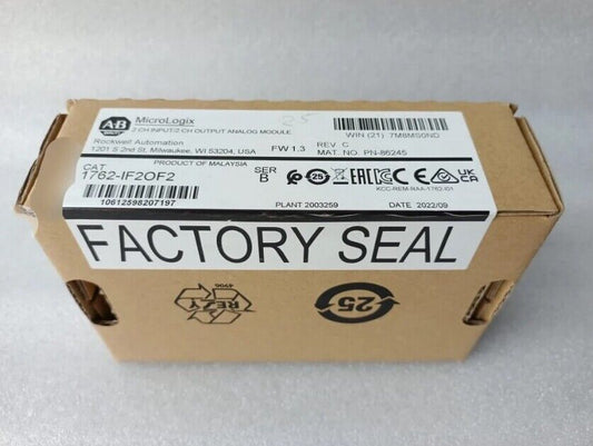 New Sealed Allen-Bradley 1762-IF2OF2 AB 1762IF20F2 MicroLogix 1200 I/O Module US DHL / UPS / FedEx