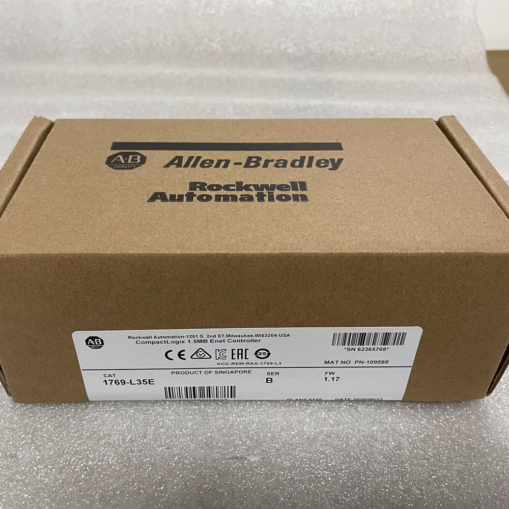 New Allen-Bradley 1769-L35E SER B CompactLogix 1.5 MB ENet Controller DHL / UPS / FedEx