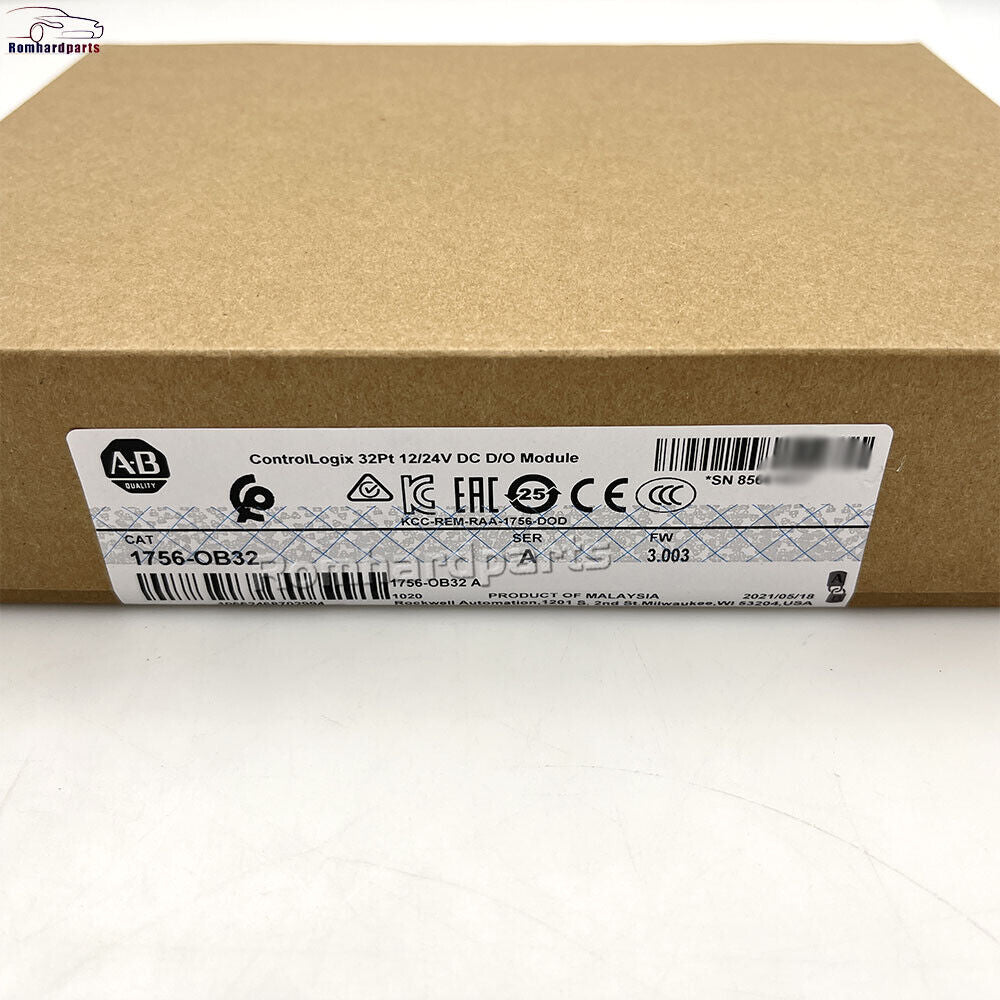 Allen-Bradley 1756-OB32 SER A ControlLogix 32 Point D/O Module 1756-OB32 New DHL / UPS / FedEx