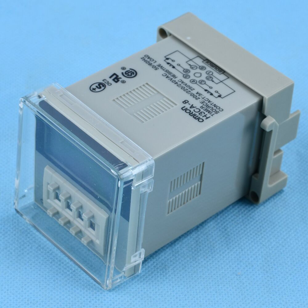 Omron Timer H3CA-8 PLC New In Box One Year Warranty DHL / UPS / FedEx