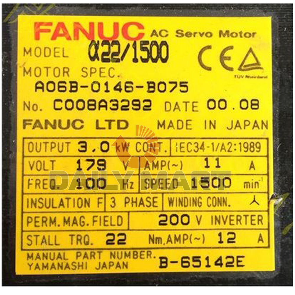 Used FANUC A06B-0146-B075