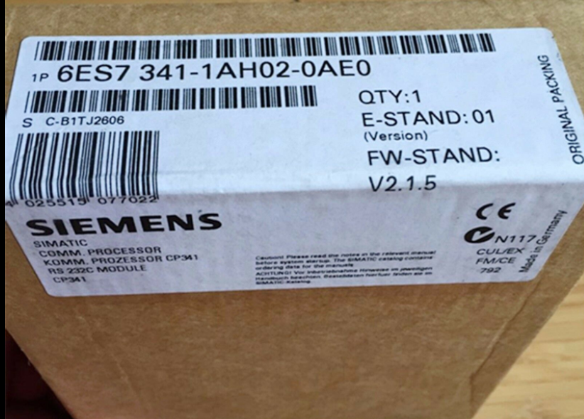 New Siemens 6ES7341-1AH02-0AE0 6ES73411AH020AE0 SIMATIC S7-300, CP 341