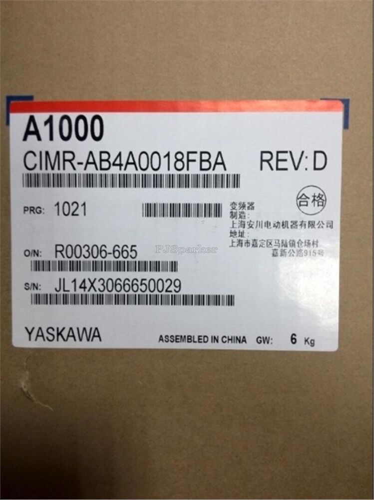 1PC New Yaskawa CIMR-AB4A0018FBA Inverter Expedited Shipping CIMRAB4A0018FBA