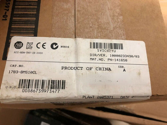 AB 1783-BMS10CL Factory Sealed Stratix 5700 Ethernet Switch 1783BMS10CL NEW 1PCS DHL / UPS / FedEx