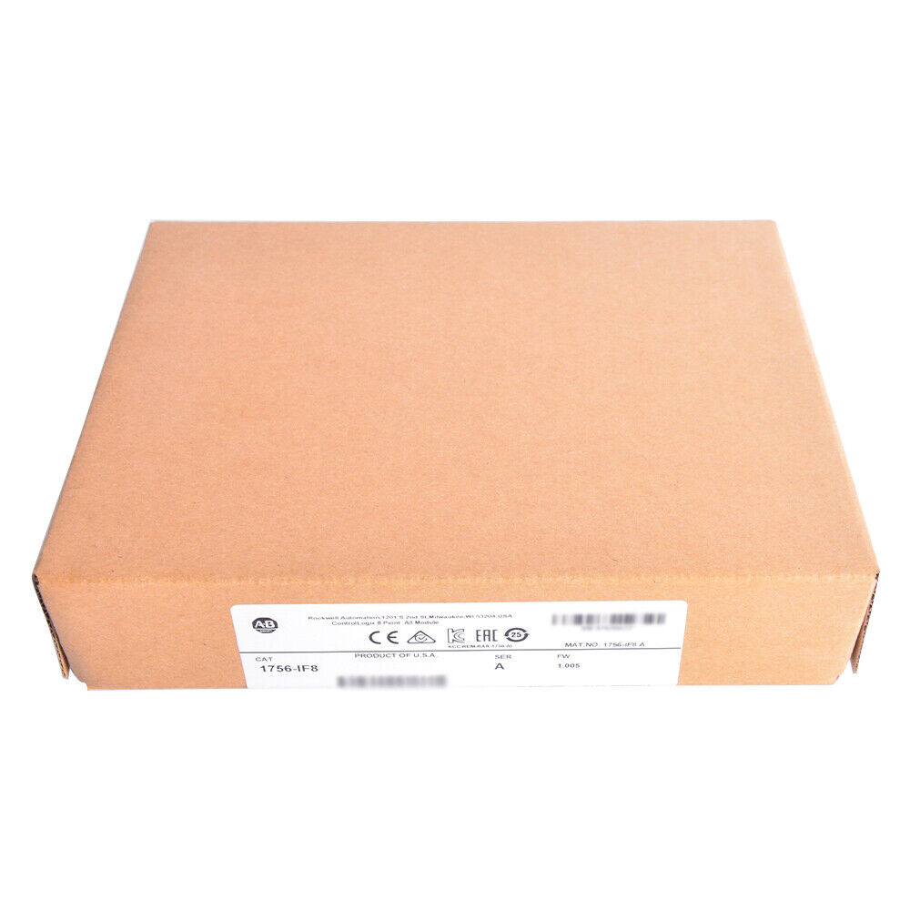 New Sealed Allen-Bradley 1756-IF8 ControlLogix 8 Point A/I Module AB 1756IF8 DHL / UPS / FedEx