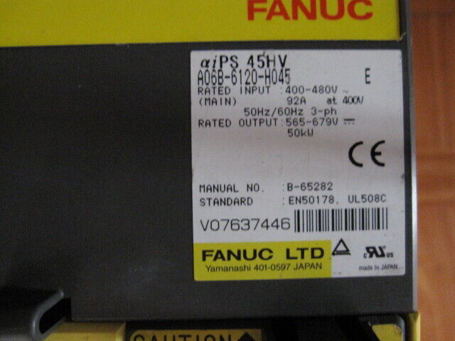 FANUC A06B-6120-H045 Servo Amplifier A06B6120H045 New In Box Expedited ShippingDHL / UPS / FedEx