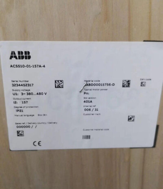 1pc ABB ACS510-01-157A-4 frequency converter 75KW