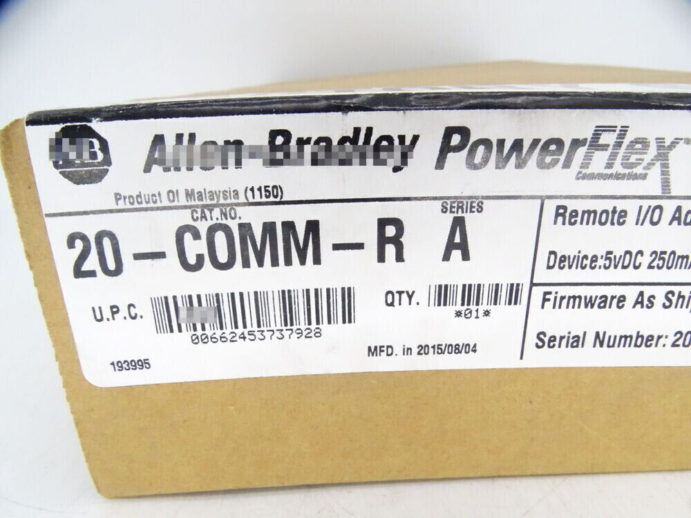 NEW Allen-Bredley 20-COMM-R /A PowerFlex Remote I/O Communication Adapter DHL / UPS / FedEx