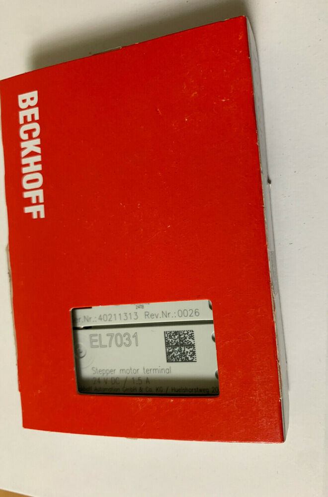 1PC Beckhoff EL7031 EL 7031 PLC Moudule New In Box Expedited Shipping DHL / UPS / FedEx