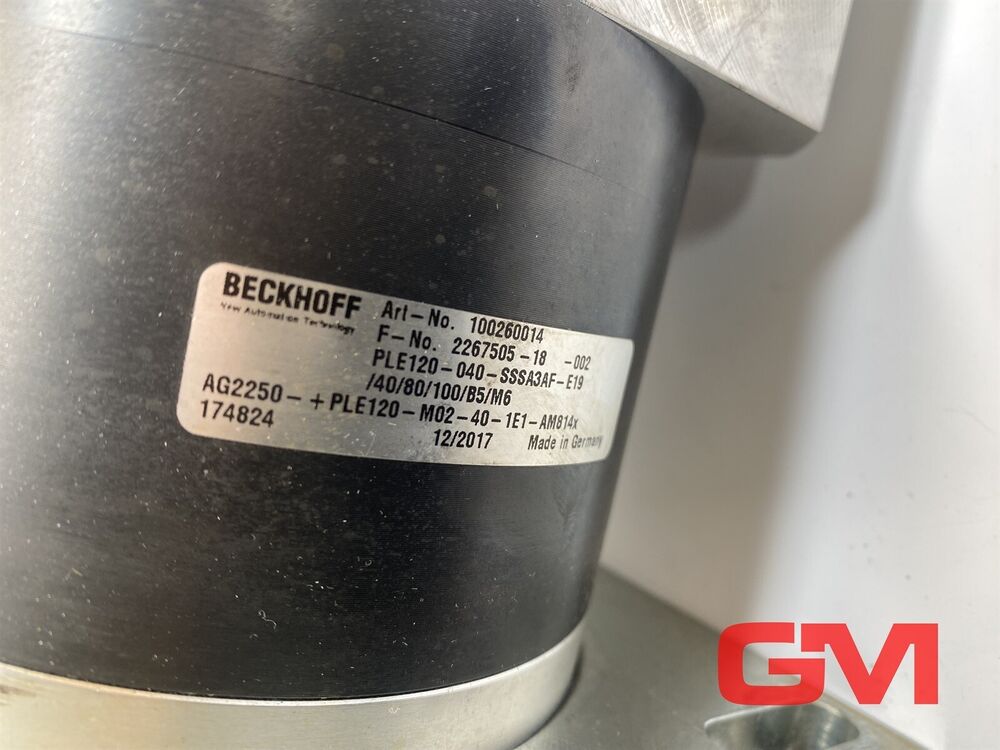 Beckhoff Servo Motor AM8541-0D20-0000 2,37 NM+ Transmission 100260014