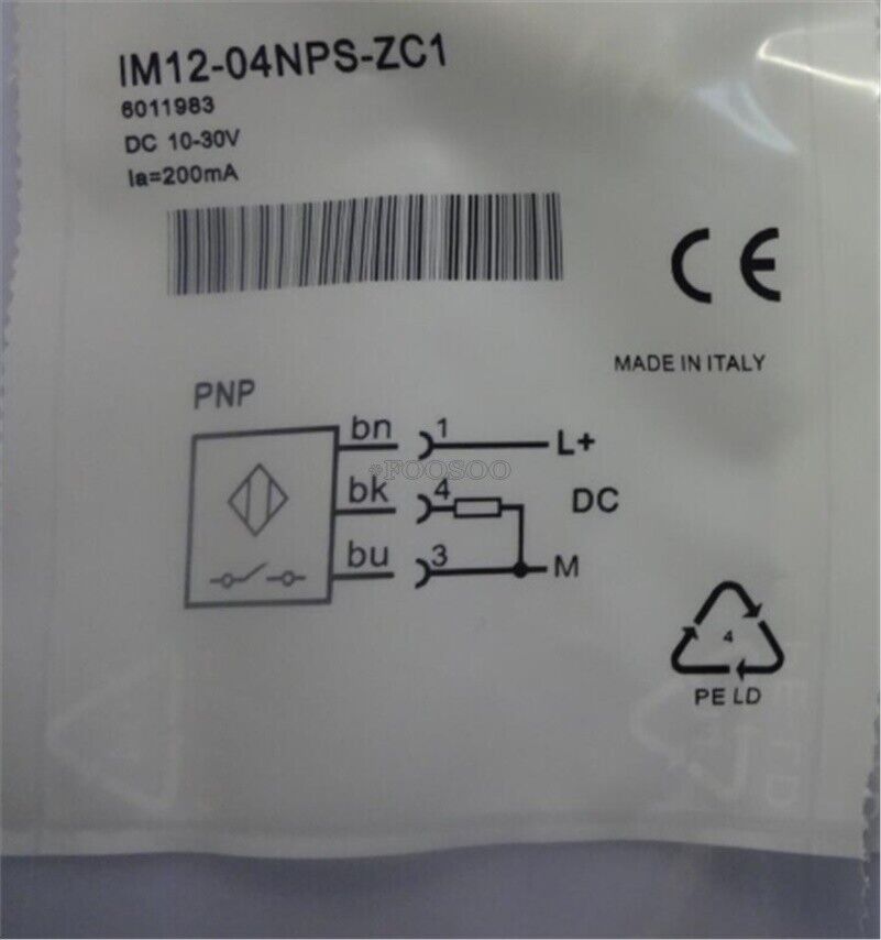 1PC New Sick IM12-04NPS-ZC1 Proximity Switch IM1204NPSZC1 DHL / UPS / FedEx