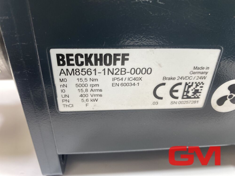 Beckhoff High-Inertia-Servomotor AM8561-1N2B High-Torque 15,5 NM 5000 And / Min