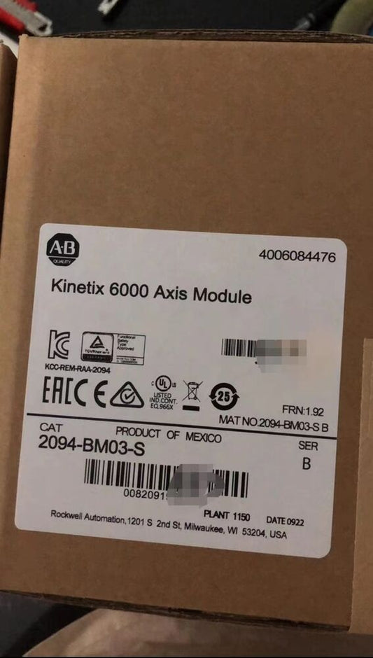 AB 2094-BM03-S Servo Drive Kinetix 6000 Axis Module Allen-Bradley 2094BM03S New DHL / UPS / FedEx