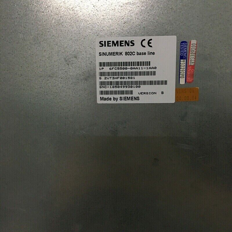 Siemens SINUMERIK 802C used base line operator panel 6FC5500-0AA11-1AA0 Fedex / DHL