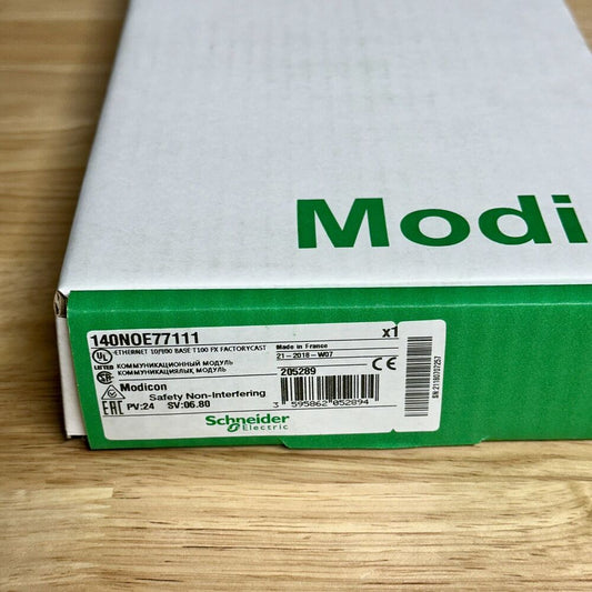 Schneider 140NOE77111 Ethernet TCP/IP FactoryCast Modicon Quantum Schneider New UPS / DHL / Fedex