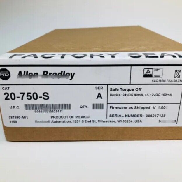 NEW IN BOX 20-750-S ALLEN BRADLEY 750 Safe Torque Off Option Module FREE SHIP DHL / UPS / FedEx