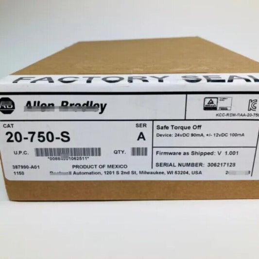 NEW IN BOX 20-750-S ALLEN BRADLEY 750 Safe Torque Off Option Module FREE SHIP DHL / UPS / FedEx