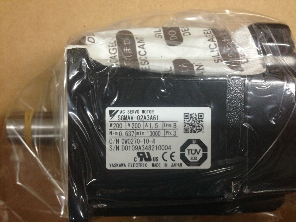 1PC Yaskawa servo motor SGMAV-02A3A61 SGMAV02A3A61 New In Box DHL / UPS / FedEx