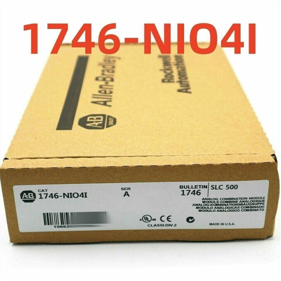 New Allen-Bradley 1746-NIO4I SER A SLC 500 Analog Output Module AB 1746-NIO4I UPS / DHL / Fedex