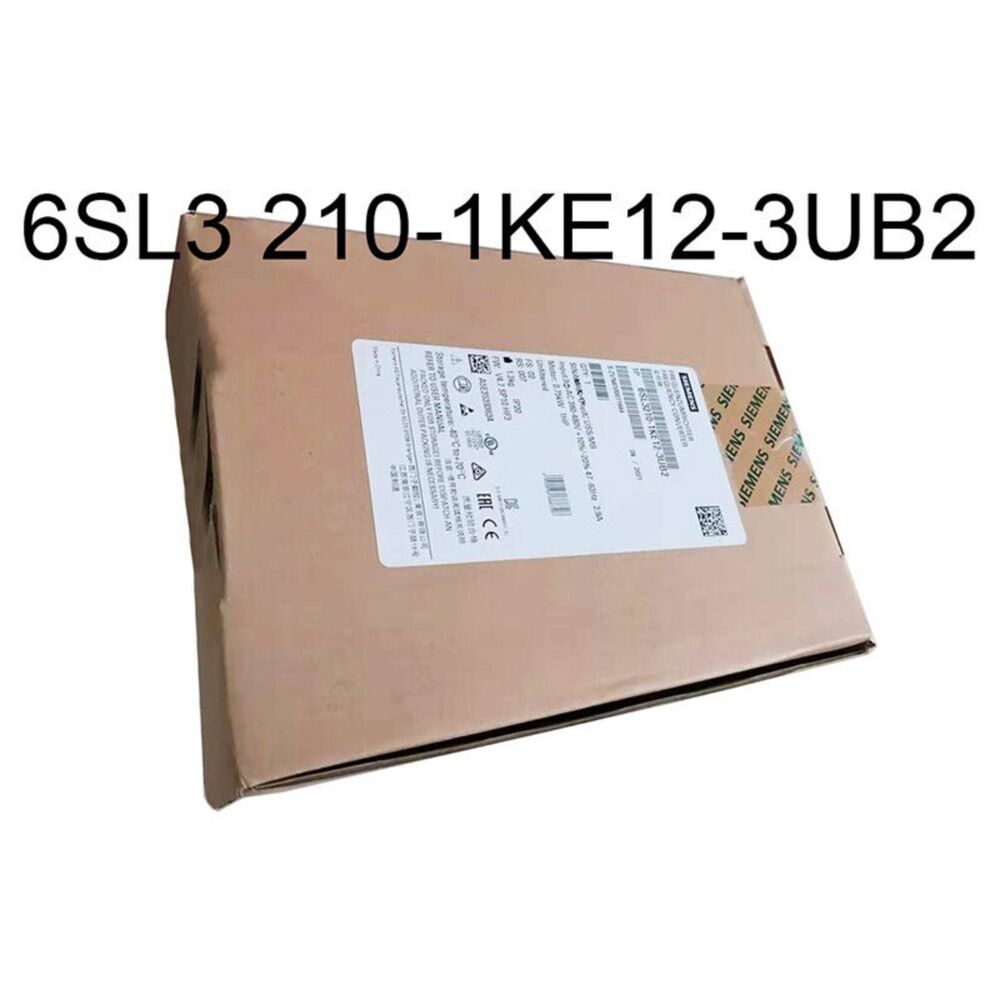 New Siemens 6SL3210-1KE12-3UB2 G120C RATED POWER 0,75KW 6SL3 210-1KE12-3UB2