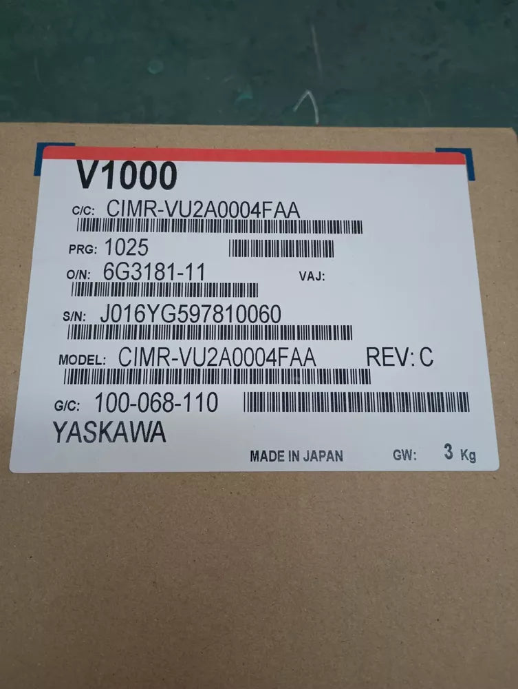 1PC New Yaskawa CIMR-VU2A0004FAA Inverter Urgent Shipment