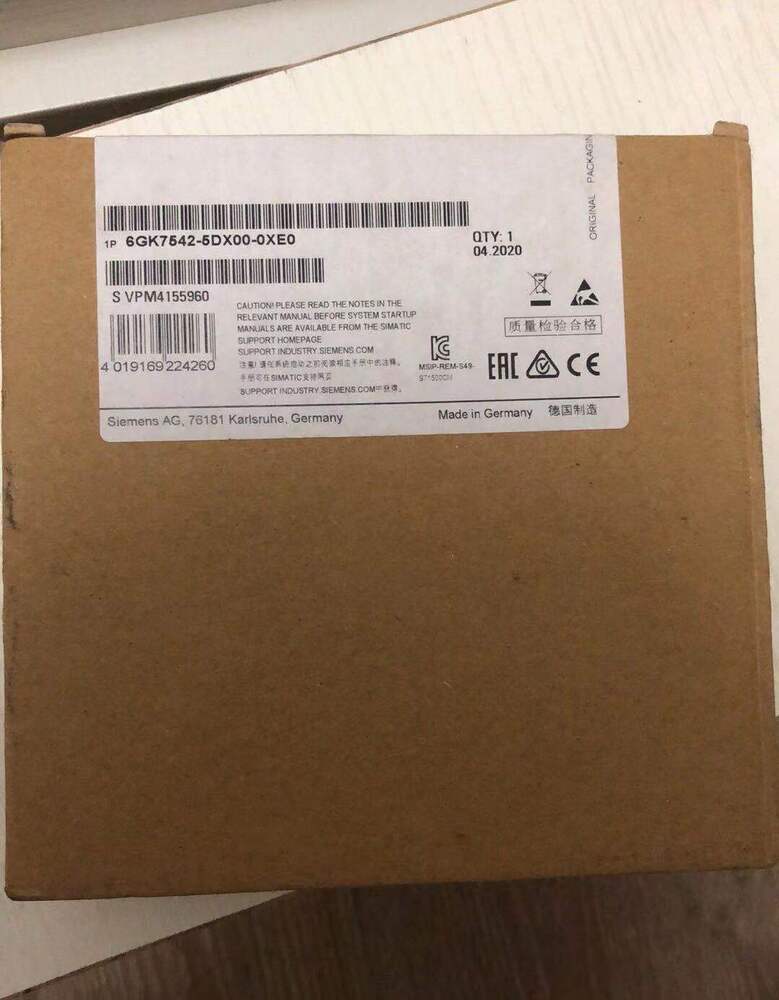 New Siemens Communication Module 6GK7542-5DX00-0XE0 In stock Fast Shipping Fedex / DHL