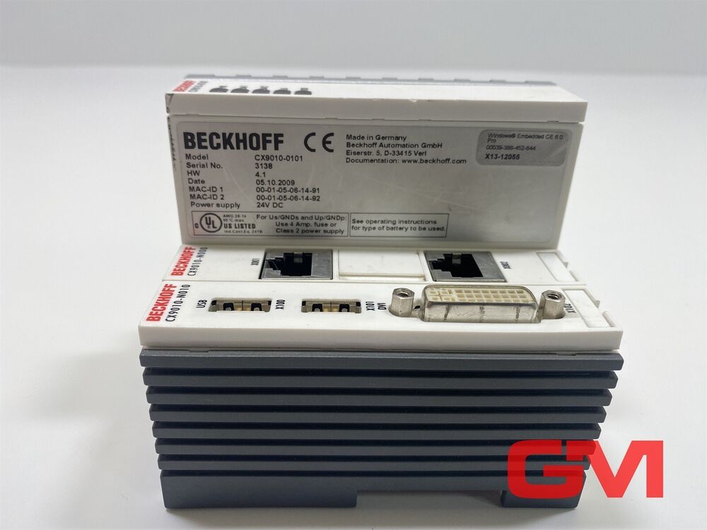 Beckhoff CPU Module CX9010-0101 CX9010-N010 +CX9010-N00 Hw 4.1