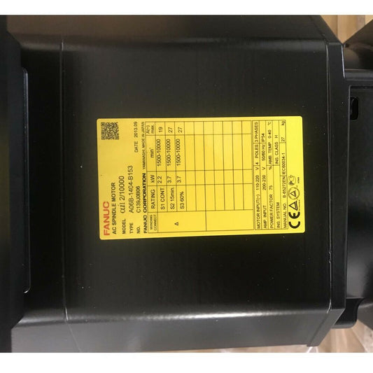 FANUC A06B-1404-B153 Servo Motor A06B1404B153 Expendited ShippingDHL / UPS / FedEx