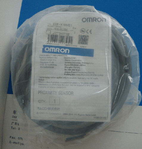 New Omron E2E-X18ME1 E2EX18ME1 Proximity Sensors Free Shipping 1PC DHL / UPS / FedEx