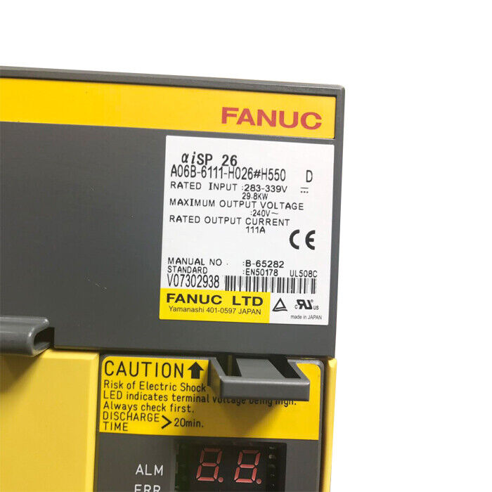 NEW FANUC SERVO AMPLIFIER A06B-6111-H026#H550 FREE EXPEDITED SHIPPING DHL / UPS / FedEx