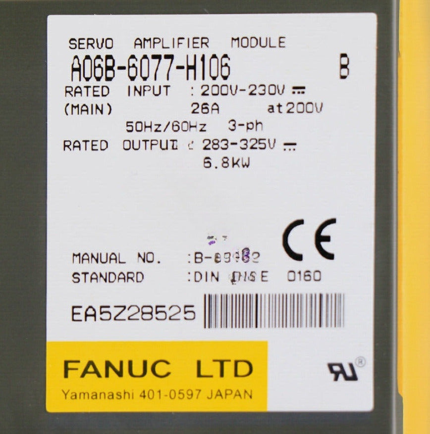 NEW Unopened FANUC A06B-6077-H106 Servo Drive A06B6077H106 UPS / DHL / Fedex