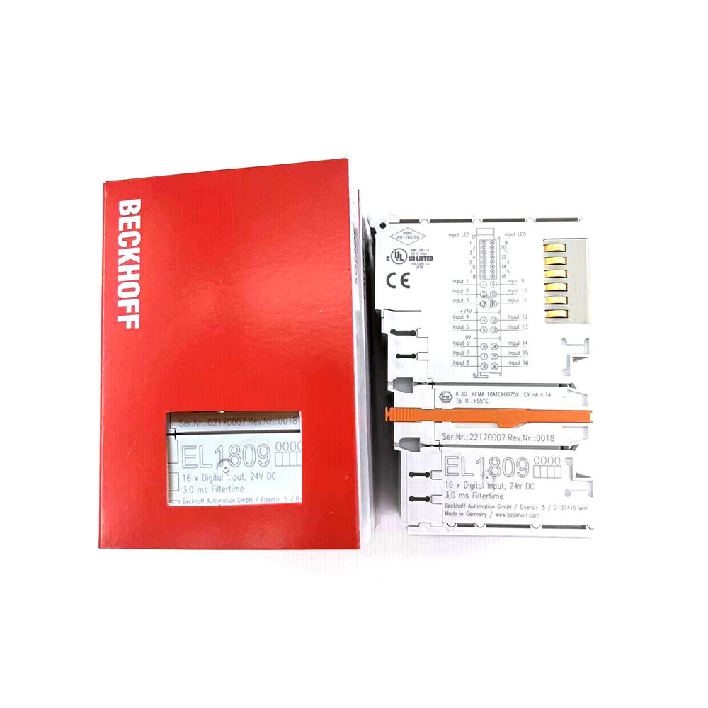 1 PCS New BECKHOFF EL1809 EL 1809 PLC Digital Input Module In Box BECKHOFF DHL / UPS / FedEx