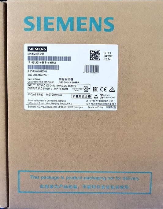 NEW SIEMENS 6SL3210-5FB10-4UA1 Inverter DHL / UPS / FedEx