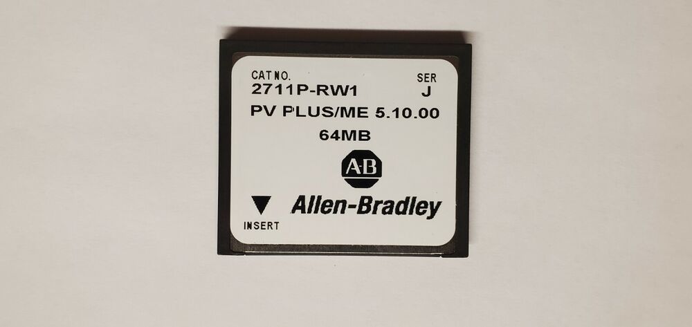 Allen-Bradley 2711P-RW1 J 5.00.04 PanelView Plus 32MB Internal Compact FlashCard DHL / UPS / FedEx