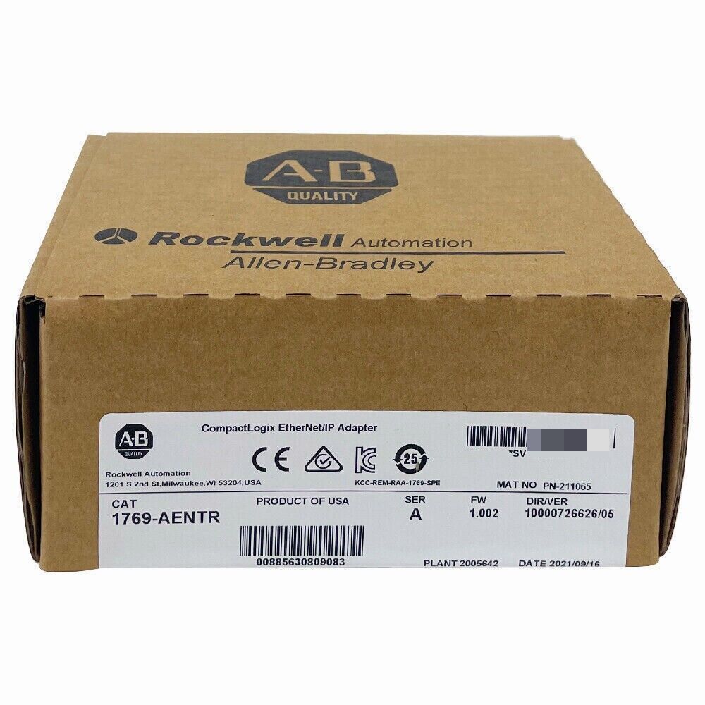 Allen Bradley 1769-AENTR SER A Compactlogix Ethernet/IP Adapter 1769AENTR Sealed DHL / UPS / FedEx