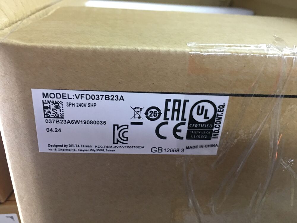 1PC New Delta VFD037B23A Inverter AC Variable Frequency Drive Expedited Shipping UPS / DHL / Fedex