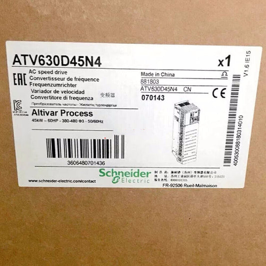 1PC New Schneider ATV630D45N4 Inverter In Box Expedited Shipping DHL / UPS / FedEX