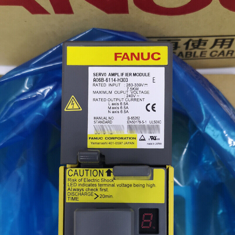 FANUC A06B-6114-H303 Servo Drive A06B6114H303 New In Box Expendited ShippingDHL / UPS / FedEx