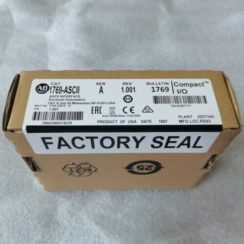 Allen-Bradley AB 1769-ASCII SER A CompactLogix Interface Module 1769ASCII DHL / UPS / FedEx