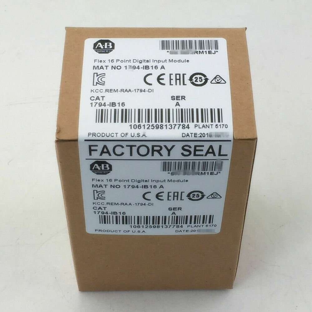 Allen-Bradley 1794-IB16 1794IB16 SER A Flex I/O Input Module 1794IB16 DHL / UPS / FedEx