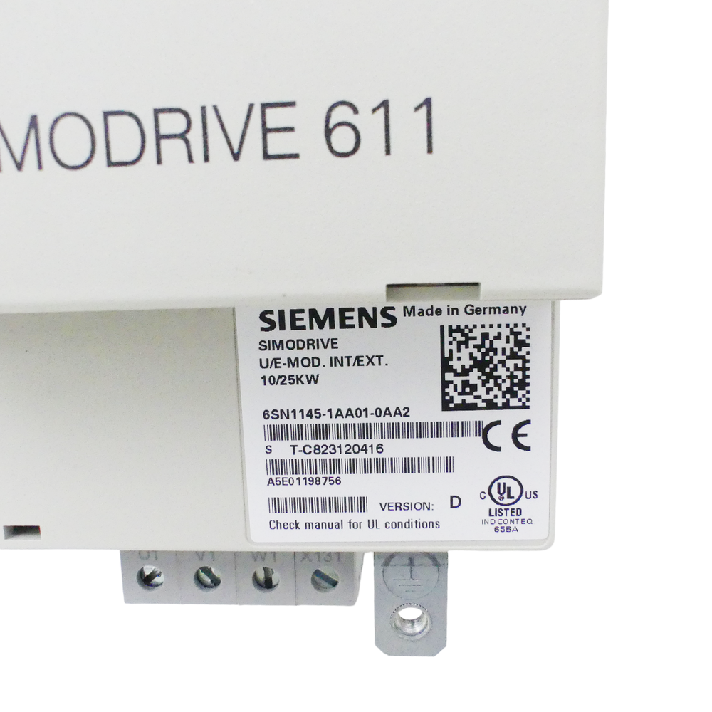 SIEMENS SIMODRIVE 6SN1145-1AA01-0AA2 6SN1 145-1AA01-0AA2 Vers: D -unused--  UPS /  Fedex / DHL