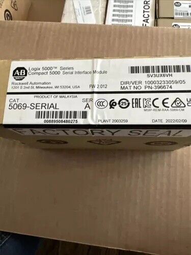 NEW 5069-SERIAL AB Compact Logixs 5000 5069SERIAL Fast delivery Fedex or DHL