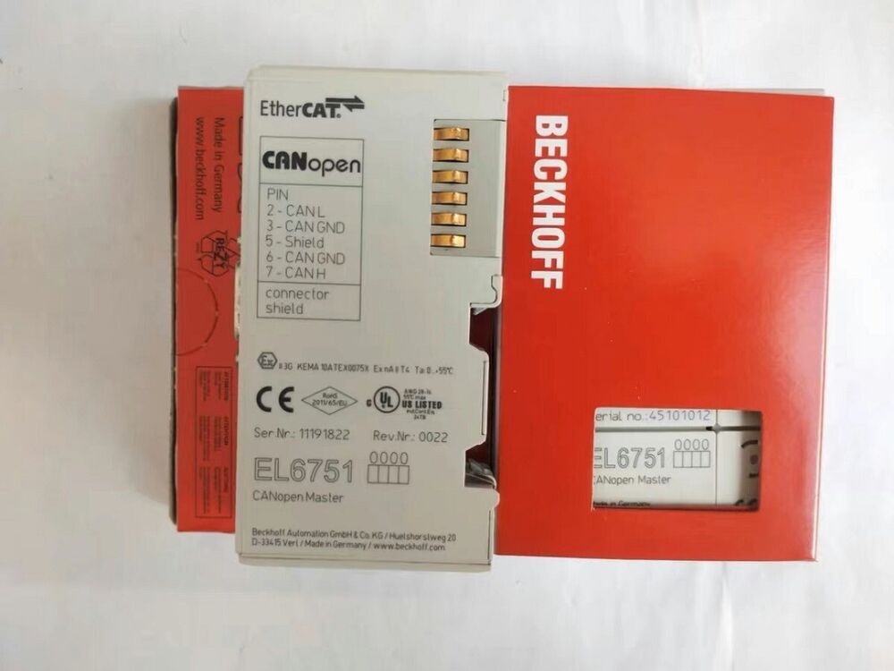 New Beckhoff EL6751 0000 EL 6751 0000 Module In Box Free Shipping UPS / DHL / Fedex